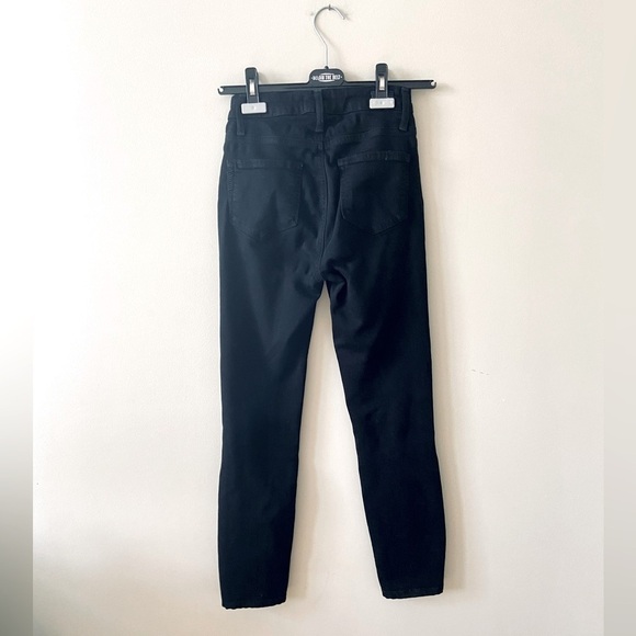 PAIGE Margot Ultra Skinny Jeans Shadow Black Women's Size 24 - Picture 6 of 13